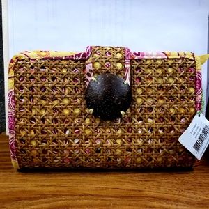 Nwt Vera Bradley tiki clutch